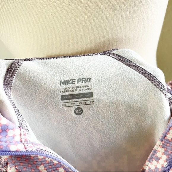 Nike Pro Dri-Fit Hyperwarm 1/2 Zip Pullover Women's Top Long Sleeve Size S - Picture 5 of 6